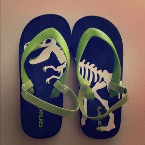 Carter’s dinosaur sandals size 9/10.